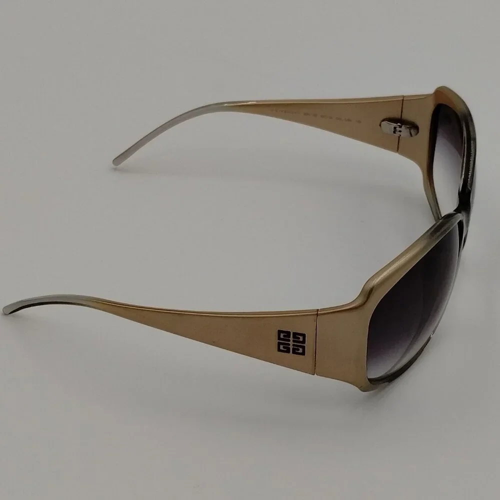 Givenchy SGV 722 Gold/Black Sunglasses